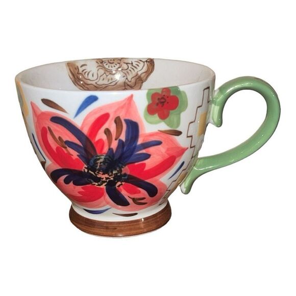 Grace Teaware Ceramic Mug Cup Floral Design - Picture 1 of 4
